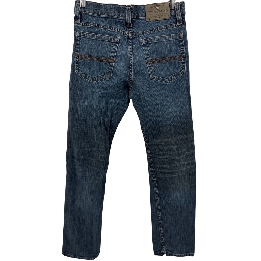Cody James Jeans Mens 30x34 Blue Slim Fit Dark Wash Denim Stretch